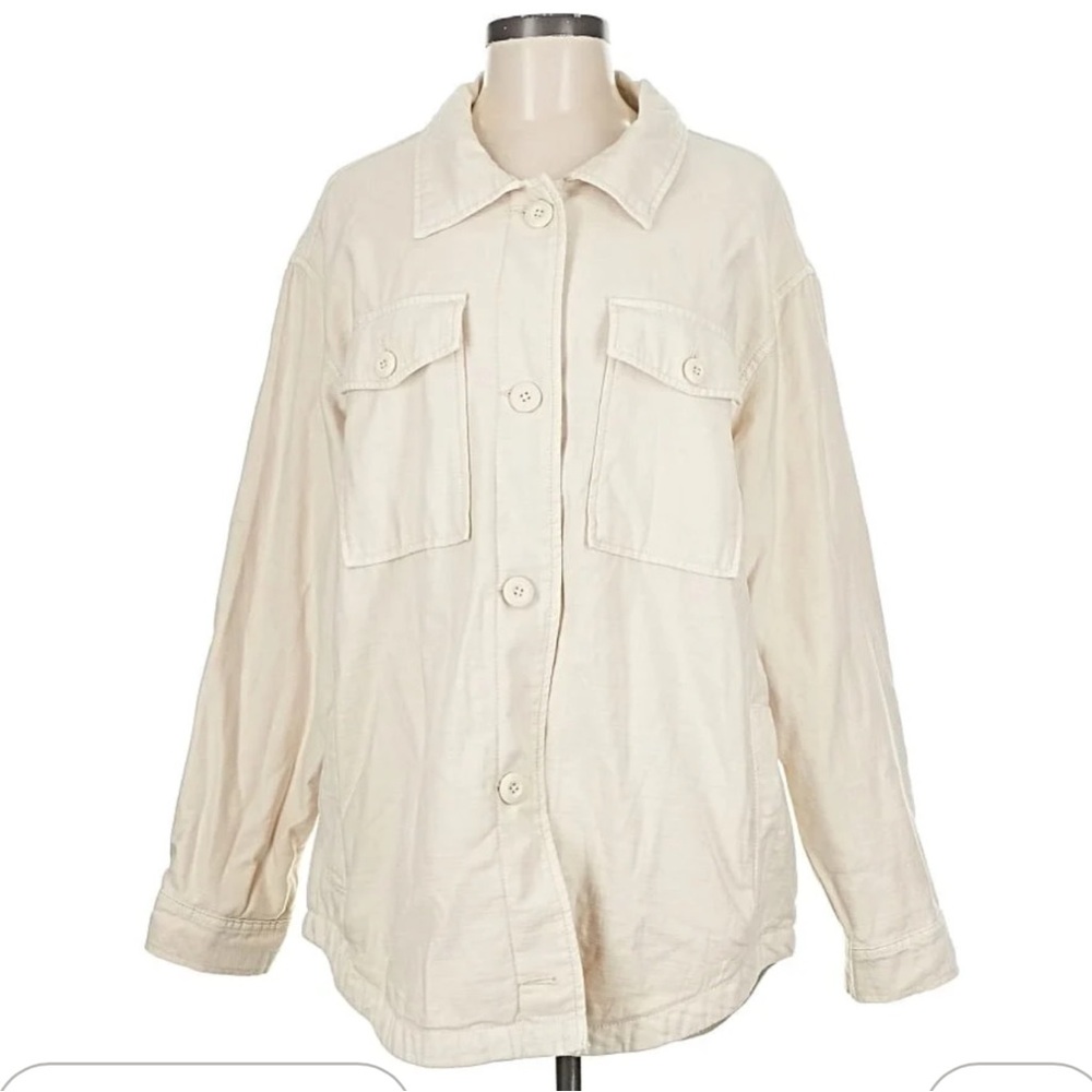 AE Off-White Oversized Utility Jacket